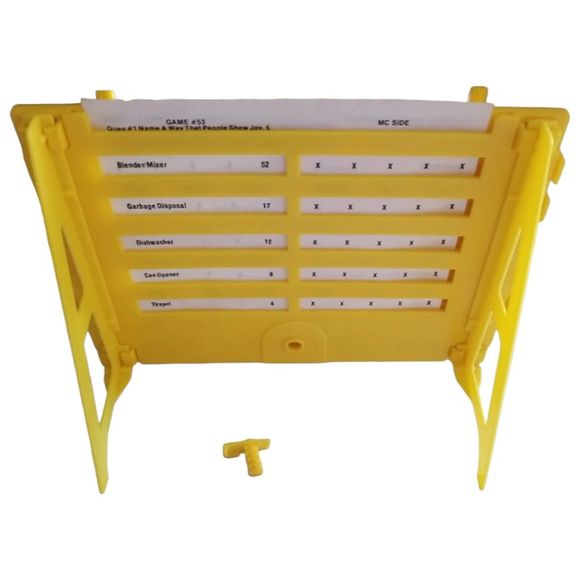 Family Feud Question Game 6th Edition Milton Bradley Question Game Used Complete - Picture 4 of 10